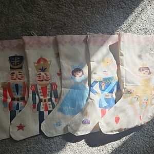 Nutcracker Ballet Christmas Stockings Set